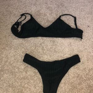 Black amazon bathing suit